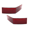 Rear Right & Left Side Bumper Lower Red Reflector For VW Crafter 2017 Onwards 7C0945106, 7C0945105