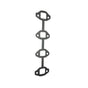 Ford Transit 2.5 DI 2.5 TD Exhaust Manifold Gasket Kit 1983 to 2000 914F9448AA