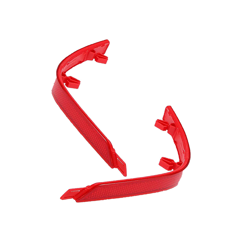 Pair Rear Bumper Reflector Red Lens Cover L&R For VW T6 Transporter 2015 Onwards 7E0945105D, 7E0945106D