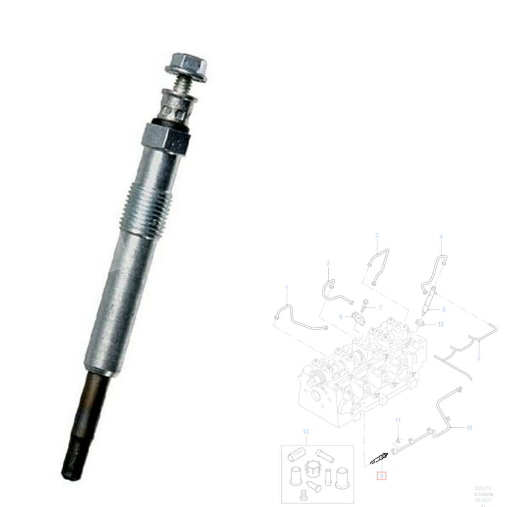 GLOW PLUG  FITS FORD C-MAX, FIESTA IV, FOCUS, CONNECT, 1079401