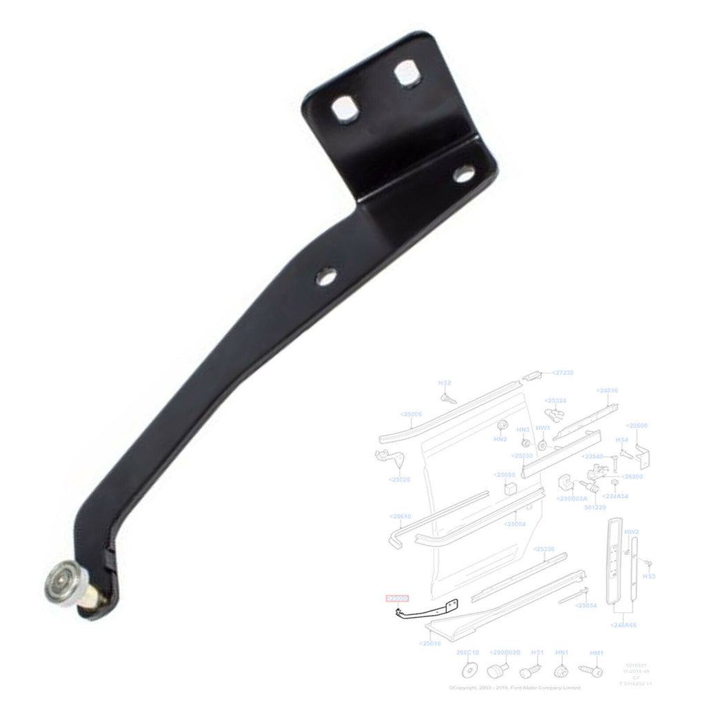 RIGHT SLIDING DOOR LOWER ROLLER GUIDE FITS TRANSIT CONNECT 2002-13, 2T14V25000AB