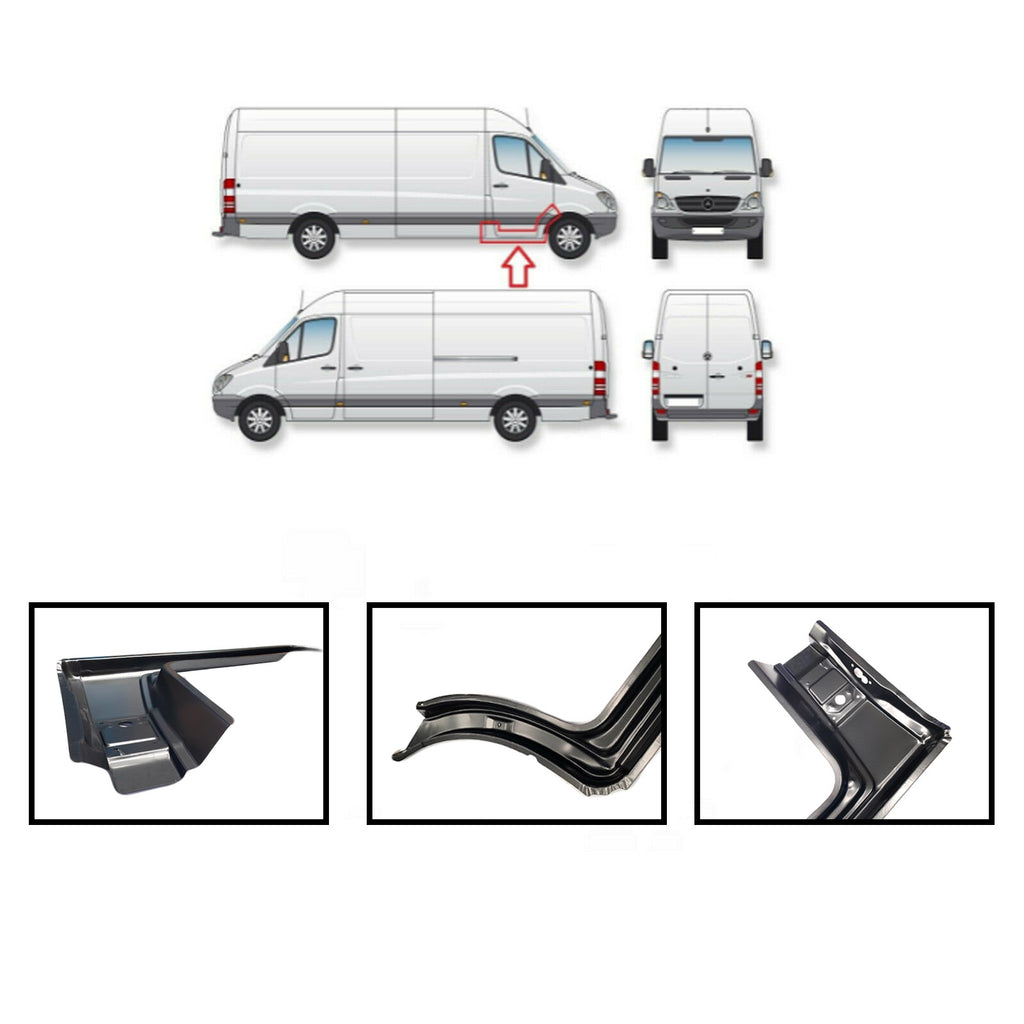 Mercedes Sprinter Front Right Complete Wheel Arch Panel Repair A9066302600