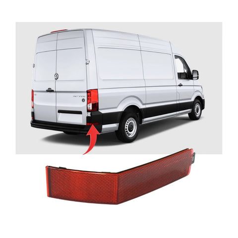Rear Bumper Reflector Red Right Driver Side For VW Crafter 2017 On 7C0945106
