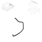  Vauxhall Corsa (C) MK2 Hose From Overflow Tank To Throttle Valve 1.6 2000-04