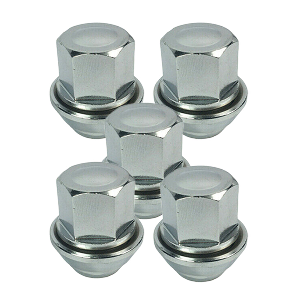 Solid Chrome Wheel Nut 5 X Fits Ford Transit Connect Mondeo Focus Volvo 1366029