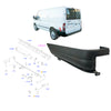 Rear Bumper End Top Caps Right Left 2 Pc Ford Transit Mk6 Mk7 00 to13 4053302