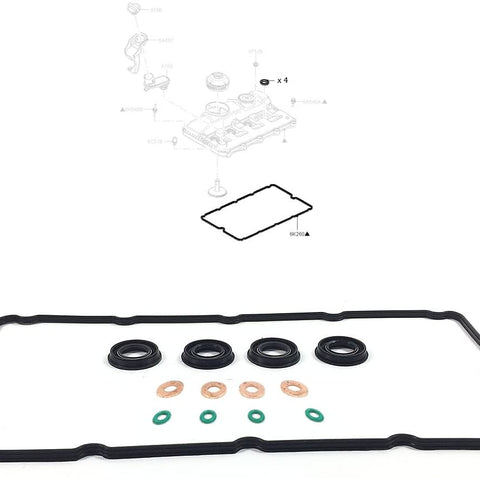 Ford Transit Relay Rocker Cover Gasket Injector Seal Washer Set 1760803