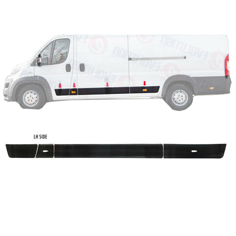 Ducato Boxer Relay LWB L4 Left Side Moulding Strip Set 735438350