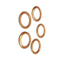 Ford C-Max Citroen Vauxhall Peugeot Gasket For The Oil Drain Plug X5 JX6Q6734AA