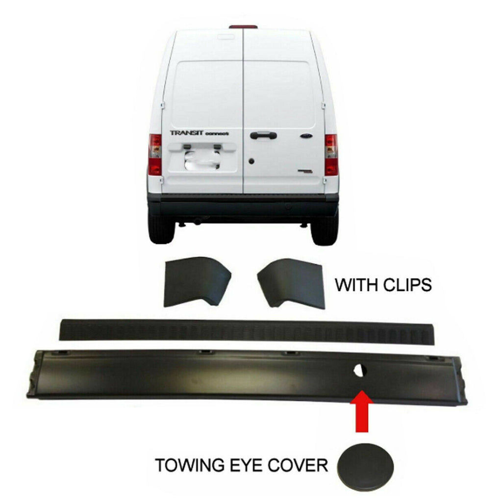 Ford Transit Connect Rear Bumper Cover End Caps No Sensor Hole 1387174