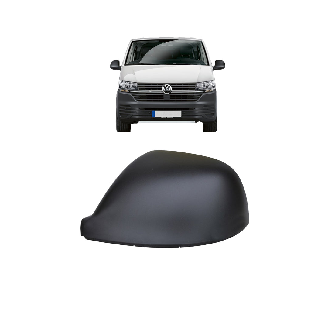 Set Of Door Wing Mirror Caps Cover Fits VW Transporter T5 T6 7E1857527F