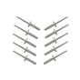 Aluminium Instrument Panel Rivet 10X Fits Ford 7000412