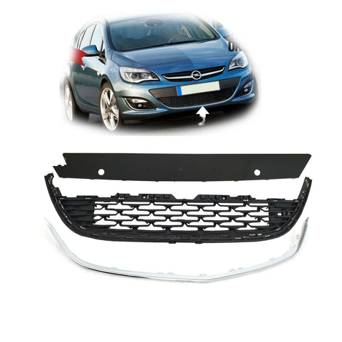 Vauxhall Astra J Front Bumper Accessories Set 2012 to 2015 1322022 1320211 13387316
