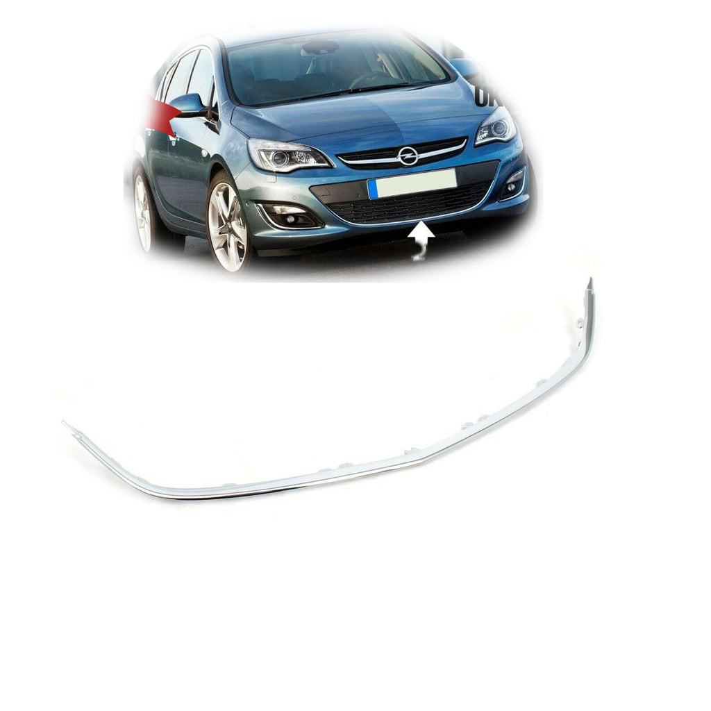 Vauxhall Astra J Front Bumper Accessories Set 2012 to 2015 1322022 1320211 13387316