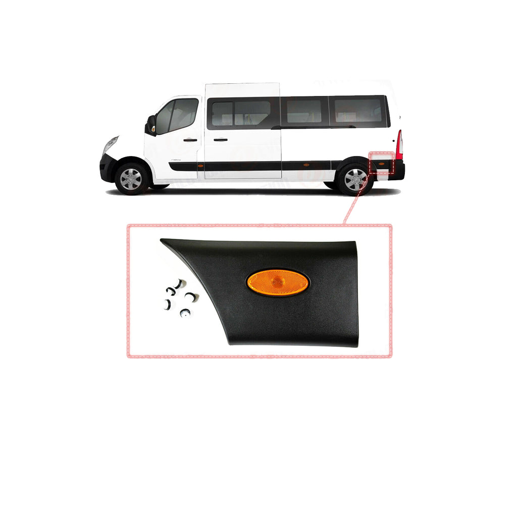 Renault Master Movano B Rear Left Side Trim Moulding Strip Signal Lamp 768F20007R