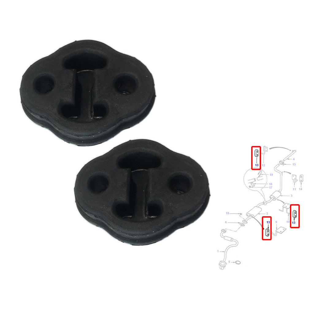 Ford Transit Exhaust Mounting Rubber x 2 Transit MK5 Accent Nissan Primera 7127234