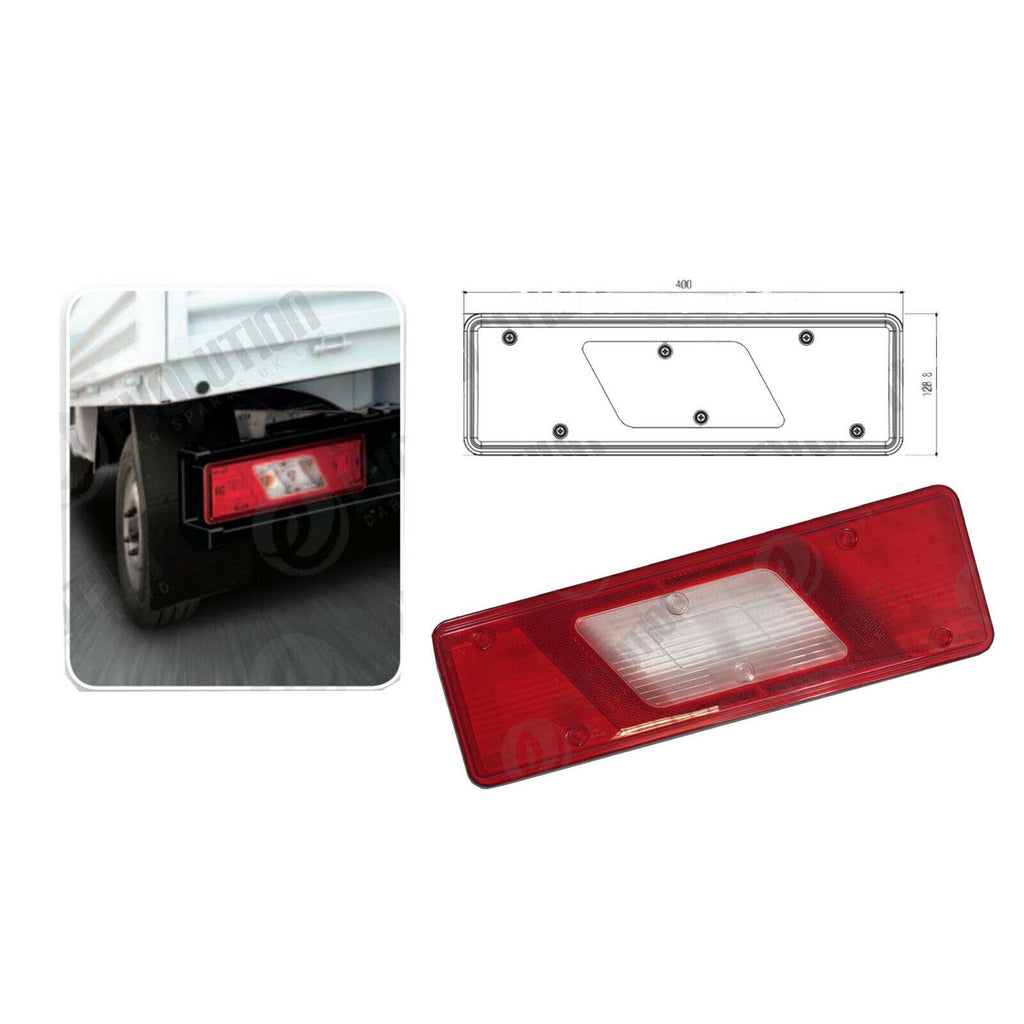 Ford Transit Mk8 Tipper Back Rear Light Lens Right And Left Side X2 18 ...