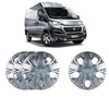 Fiat Ducato 16 Inches Solid Silver Unbreakable Wheel Trim Cover Set 2020 Onwards