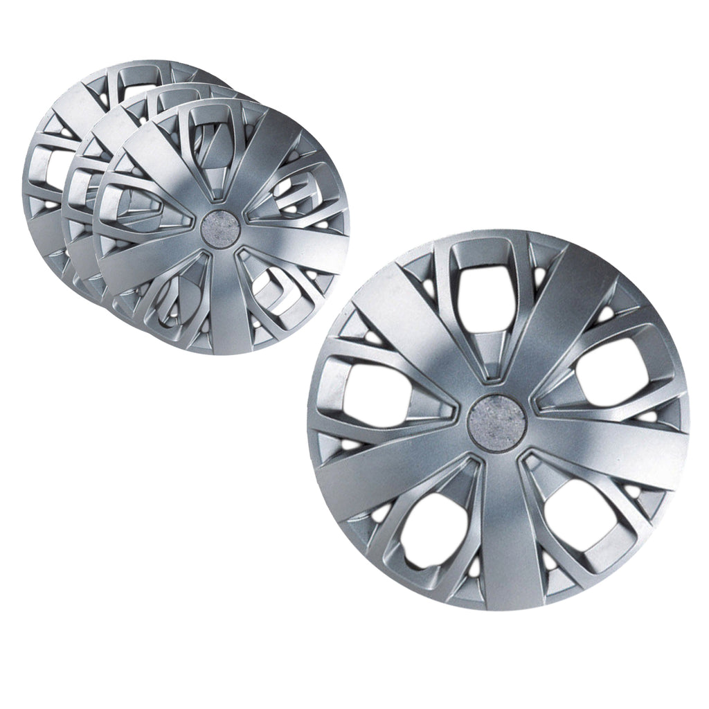 Fiat Ducato 16 Inches Solid Silver Unbreakable Wheel Trim Cover Set 2020 Onwards