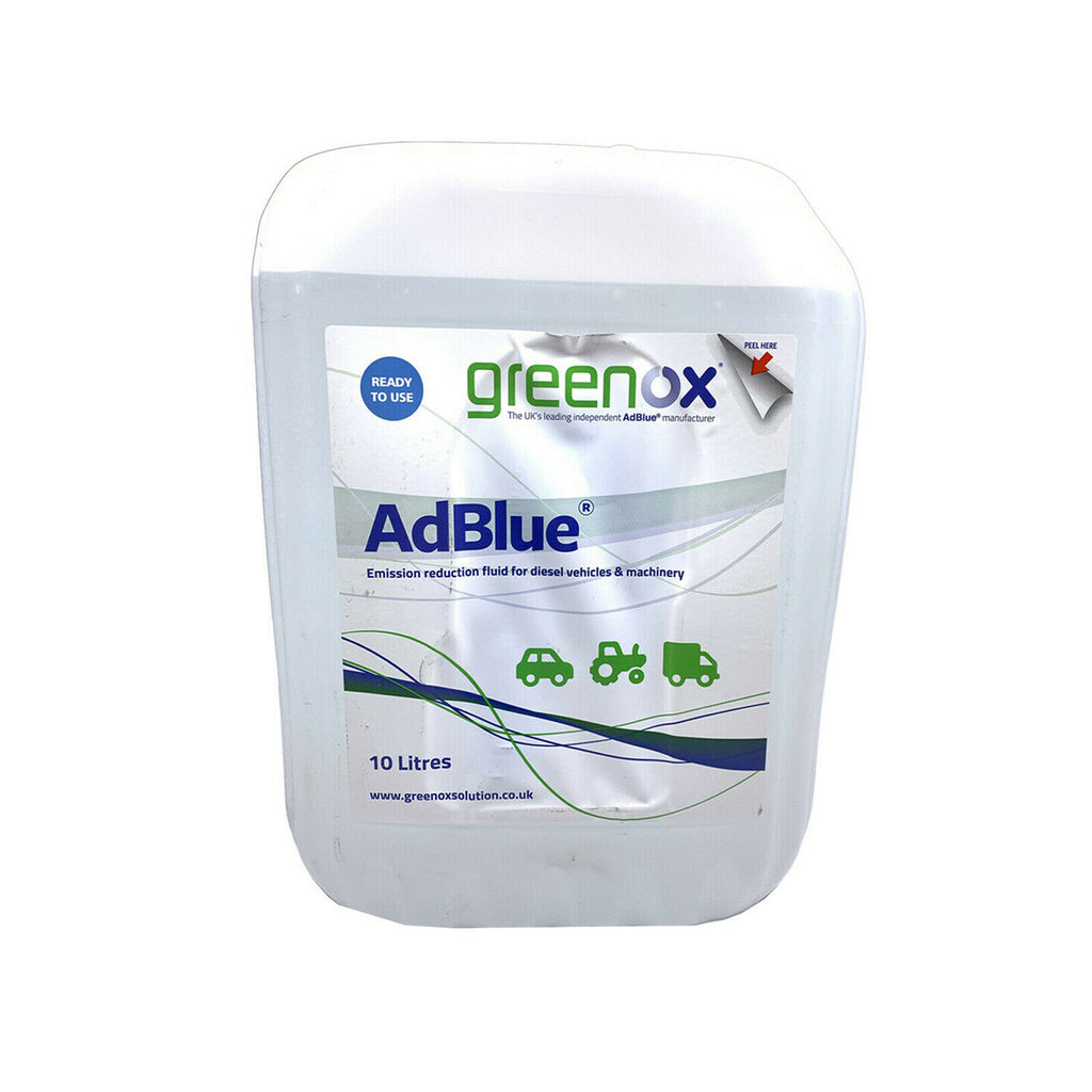 2 x 10L Greenox Fuel Additive AdBlue Emission Reduction Fluid for Diesel Vehicles with Pouring Spout