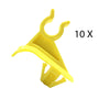 10 X Hood Bonnet Stay Clip Engine Rod Holder Fit Ford Transit Connect 02-13, 1518081