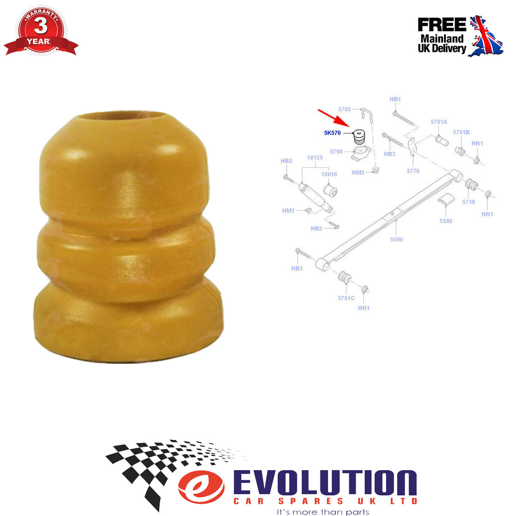 REAR BUMP STOP RUBBER BUFFER FITS LONDON TAXI LTI TX2 TX4, 02-14