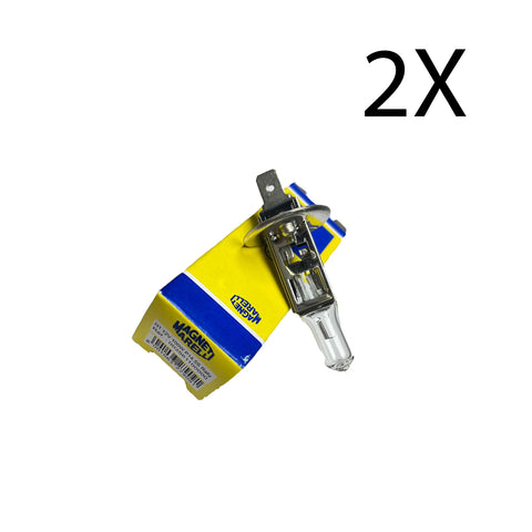 2 X Magnetti Marelli Spotlight Headlight Fog Light Bulb H1 12V P14 5S 002561100000