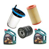 Citroen Service Kits Oil Fuel Air Filter And 2X 4L Castrol Fully Synthetic Engine Oil 5W30