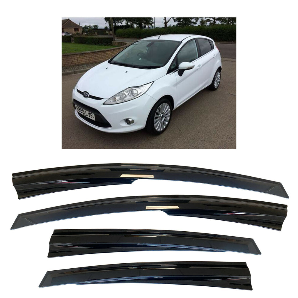 Ford Fiesta 2010 to 2015 Wind Rain Smoke Deflectors 4 Pcs