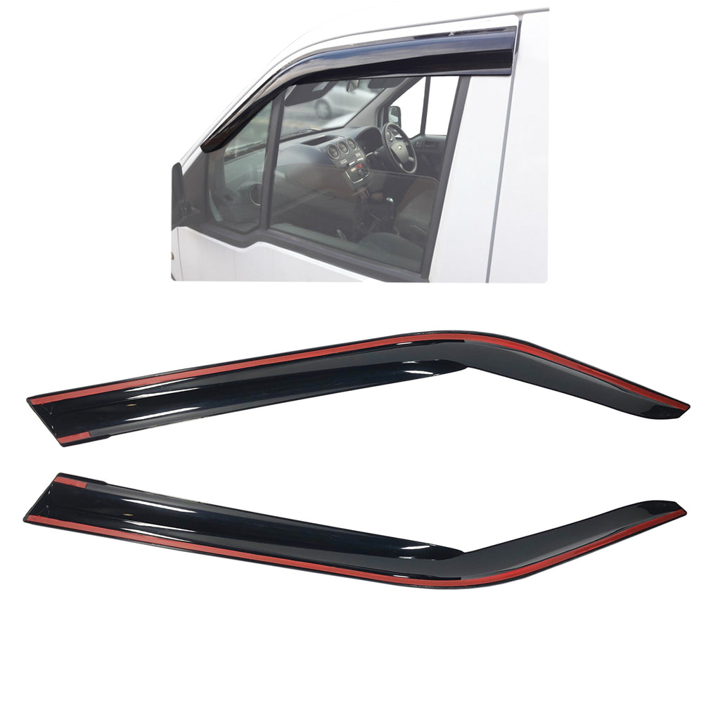 Ford Transit Connect Wind Rain Smoke Deflector Set 2 Pcs