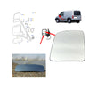 Ford Transit Connect Blind Spot Mirror And Wing Mirror Heated Glass Set 4440217