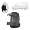 Ducato Relay Boxer 2006 On Fits Door Right Left Mirror Cover Case Black Set 8156.77
