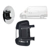 Ducato Relay Boxer 2006 On Fits Door Right Left Mirror Cover Case Black Set 8156.77