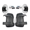 Ducato Relay Boxer 2006 On Fits Door Right Left Mirror Cover Case Black Set 8156.77
