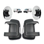Ducato Relay Boxer 2006 On Fits Door Right Left Mirror Cover Case Black Set 8156.77