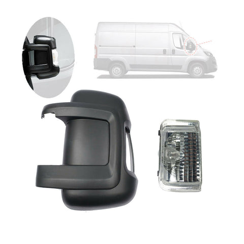 Ducato Relay Boxer Wing Mirror Cover With Indicator Lamp Lh 2006 On
