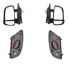 Fiat Ducato Boxer Relay Upper Wing Mirror Glass Heated Set 2006 Onwards 71748245
