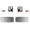 Mercedes Sprinter Crafter Lower Wing Mirror Blind Spot Glass Heated Set 2006 On A0028113933