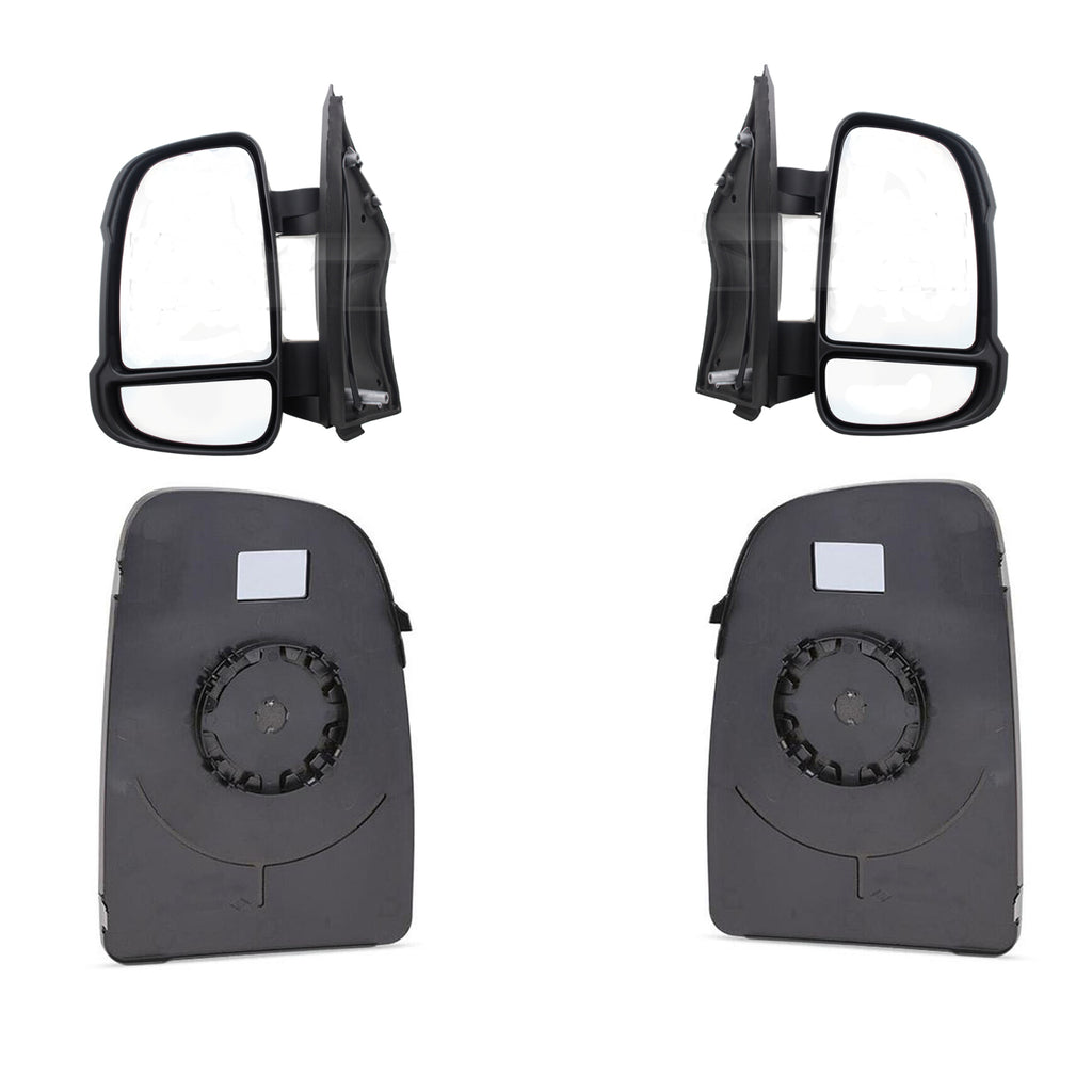 Ducato Boxer Relay Fits Wing Mirror Glass Upper Non Heated Set 71748245  8151LH