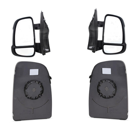 Ducato Boxer Relay Fits Wing Mirror Glass Upper Non Heated Set 71748245  8151LH