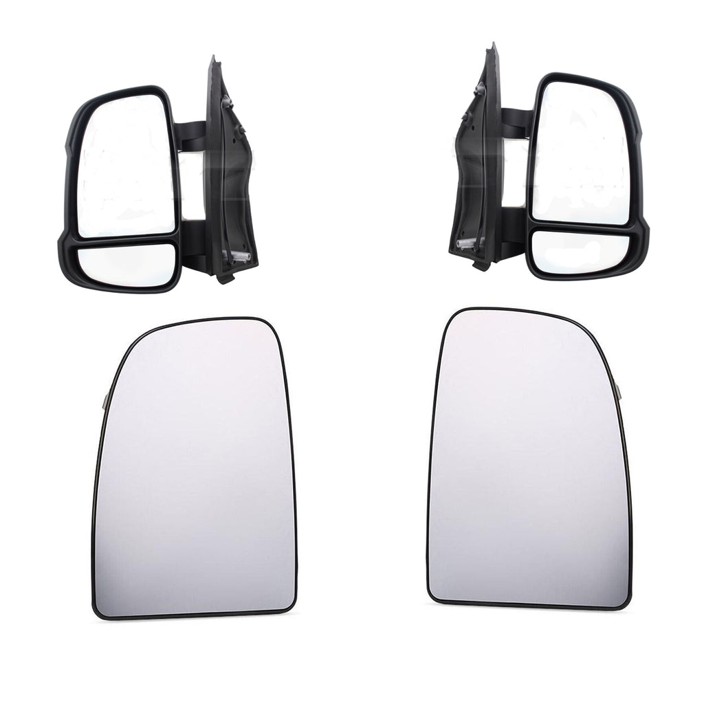 Ducato Boxer Relay Fits Wing Mirror Glass Upper Non Heated Set 71748245  8151LH