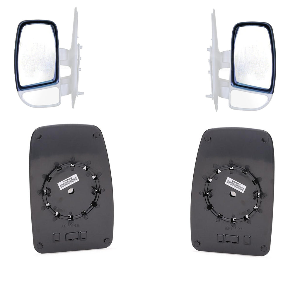 Master II Movano Interstar Upper Wing Mirror Glass Non Heated Set 2001 to 2010 770104619