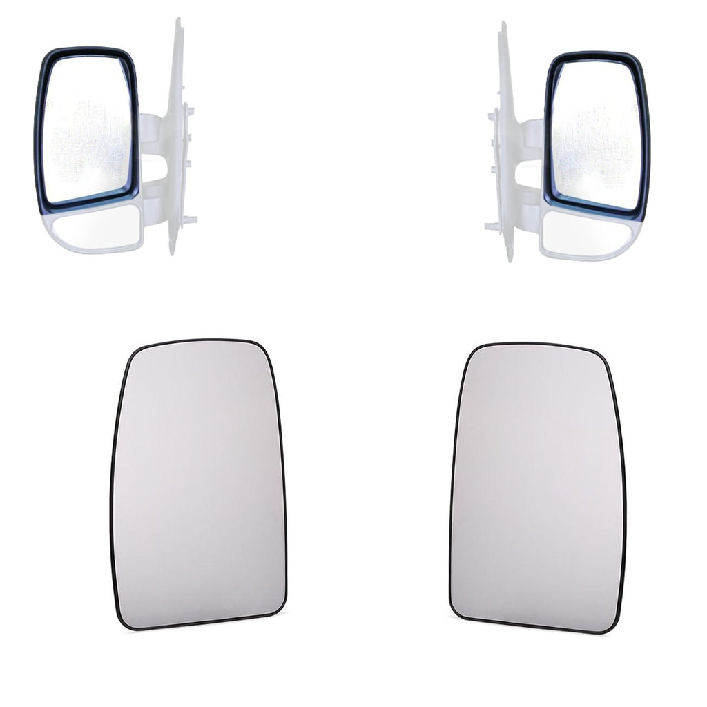 Master II Movano Interstar Upper Wing Mirror Glass Non Heated Set 2001 to 2010 770104619