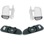Fiat Ducato Boxer Relay Lower Wing Mirror Blind Spot Glass Non Heated Set 2006 Onwards 8151LP