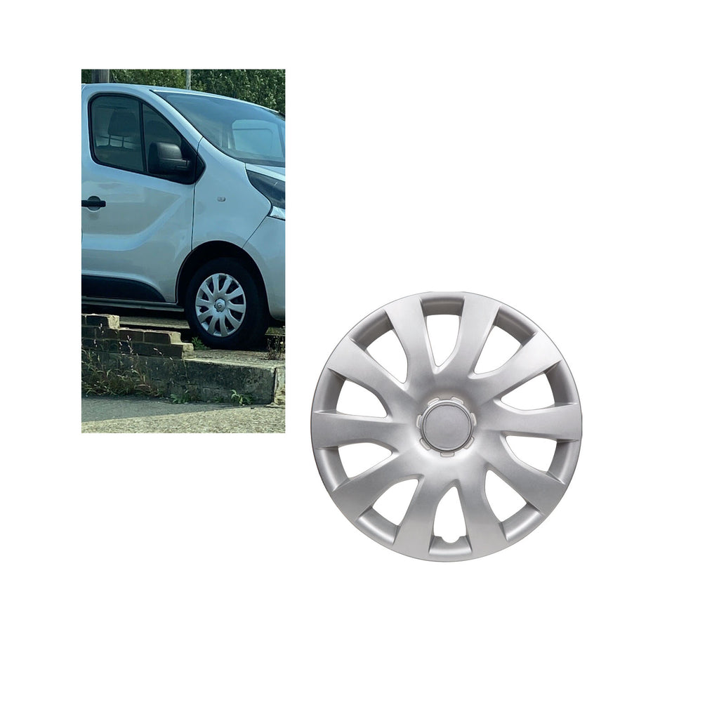 Renault Trafic 16" Wheel Trim Centre Hub Cap Cover Set