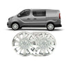 Renault Trafic 16" Wheel Trim Centre Hub Cap Cover Set
