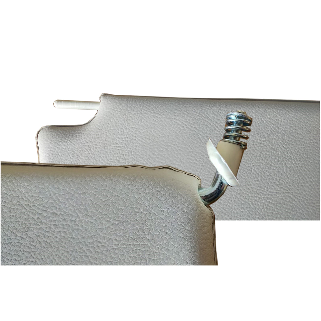 VW Beetle Cream Sun Visor With Clip Driver Side And Passenger Side Set