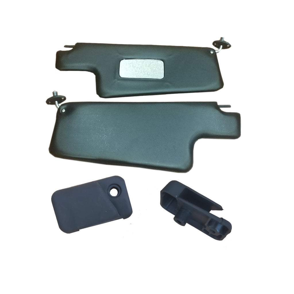 VW Beetle Black Sun Visor With Clip Driver Side And Passenger Side Set 