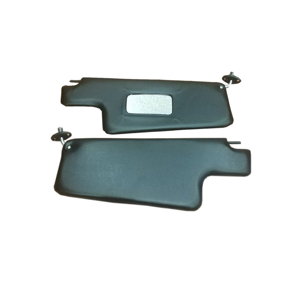 VW Beetle Black Sun Visor With Clip Driver Side And Passenger Side Set 