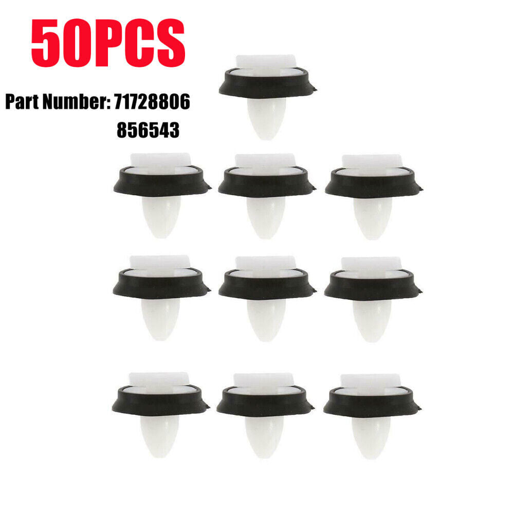 50X Peugeot Boxer Exterior Side Moulding Rub Bumpstrip Lower Door Trim Clips